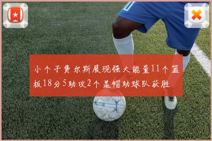 小个子费尔斯展现强大能量11个篮板18分5助攻2个盖帽助球队获胜